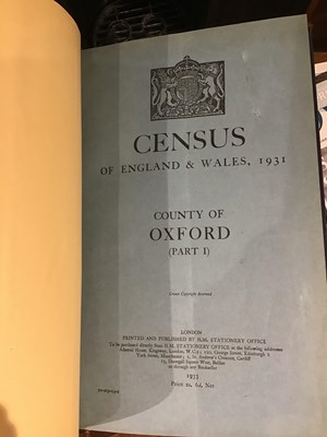 Lot 703 - An extensive collection of Census Reports...