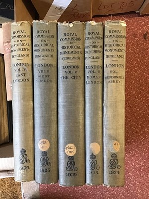 Lot 705 - Royal Commission on Historic Monuments. 4 vols....