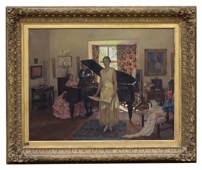 Lot 210 - Anna Airy (1882-1964) Spring Song, circa 1936...