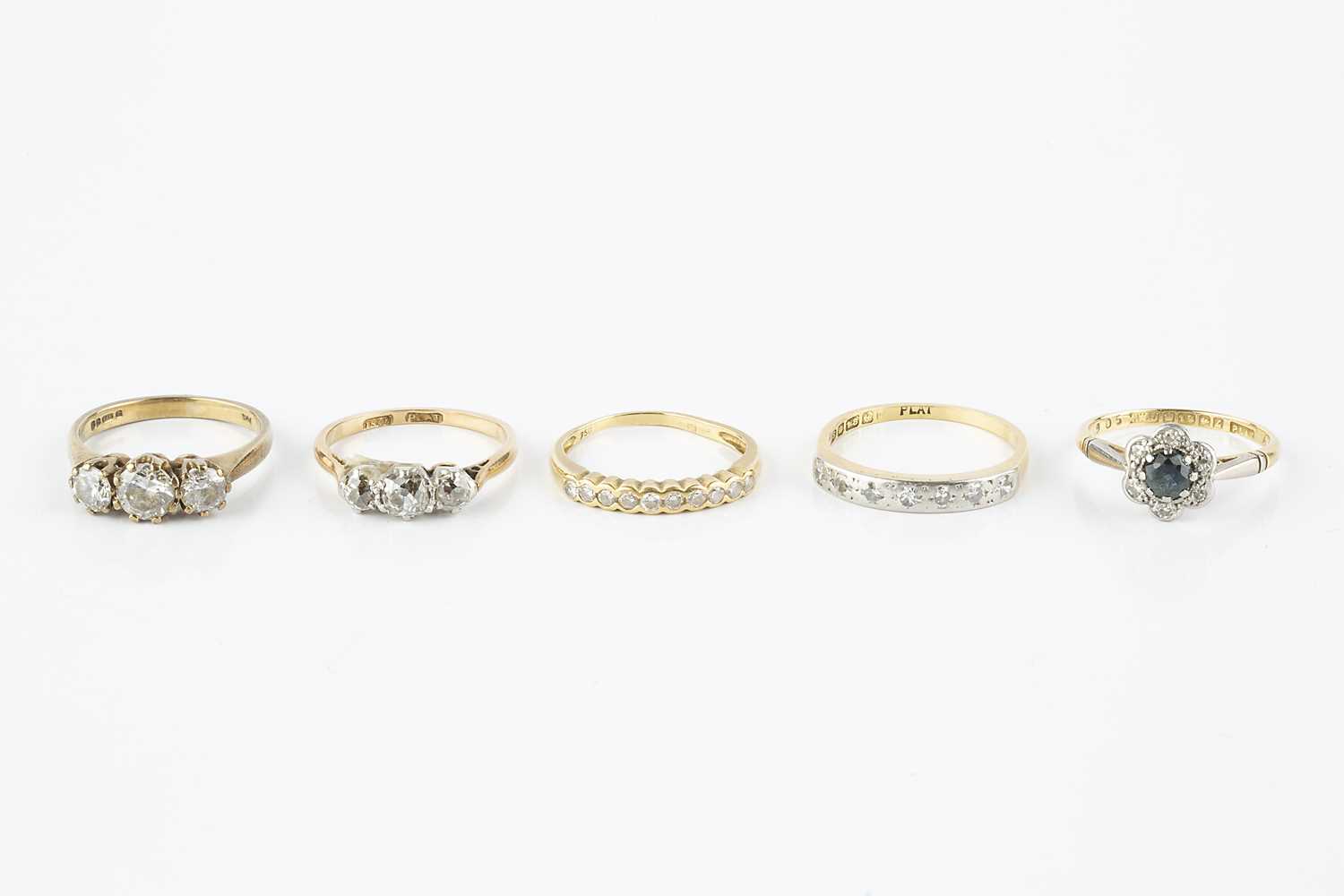 Lot 64 - A collection of dress rings, comprising a...