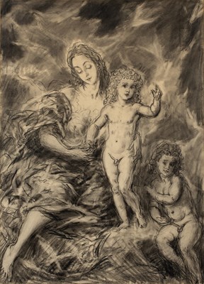 Lot 177 - Augustus John (1878-1961) The Virgin and Child...