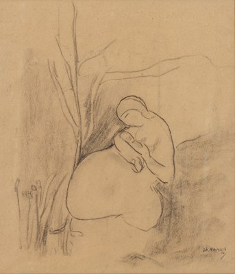 Lot 186 - Jacob Kramer (1892-1962) Mother and Child,...