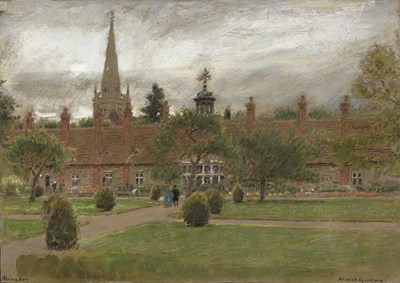Lot 3 - Albert Goodwin (1845-1932) Long Alley...