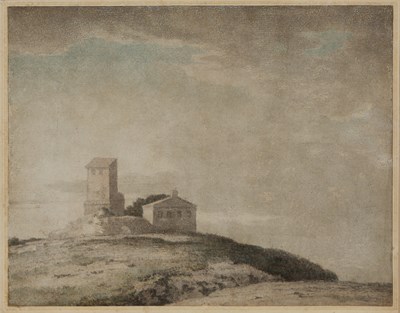 Lot 6 - Alexander Cozens (1717-1786) Landscape with...