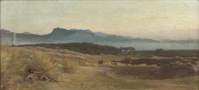Lot 9 - Giovanni Costa (1826-1903) Dawn – Study of the...