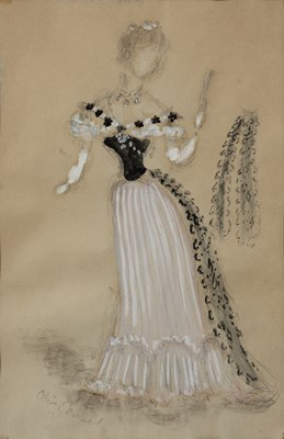 Lot 188 - Oliver Messel (1904-1978) A pair of costume...