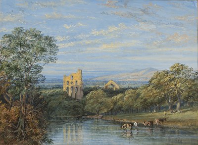 Lot 29 - John Laporte (1761-1839) Vale Crucis Abbey,...