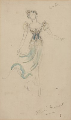 Lot 189 - Oliver Messel (1904-1978) Water costume design...