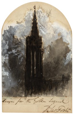 Lot 57 - Myles Birkett Foster (1825-1899) Design for...