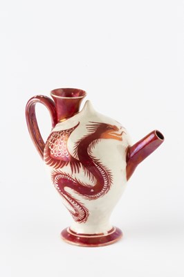 Lot 677 - William De Morgan (1839-1917) Iznik style ewer,...