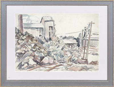 Lot 12 - George Bissill (1896-1973) Stone Breakers,...