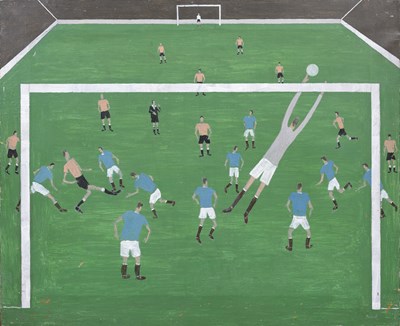 Lot 8 - George Bissill (1896-1973) Football - A Diving...
