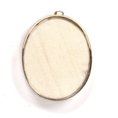 Lot 376 - Continental school (late 19th century) An oval...