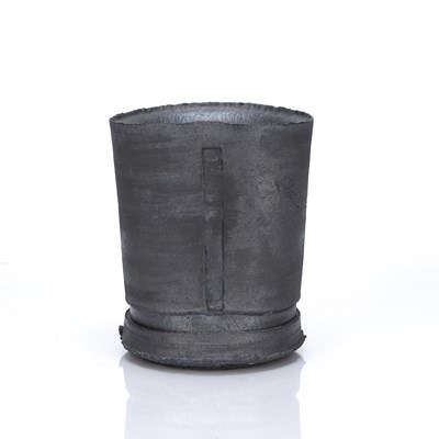 Lot 361 - Dan Kelly (b.1953) stoneware vessel, black,...