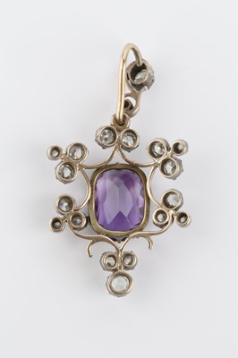 Lot 66 - A late 19th/early 20th century amethyst and...
