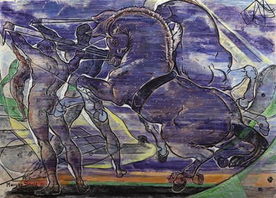 Lot 230 - Maria Morgan-Snell (1920-2007) 'Chevaux...