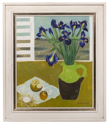 Lot 320 - Mary Fedden (1915-2012) Irises, 1993 signed...