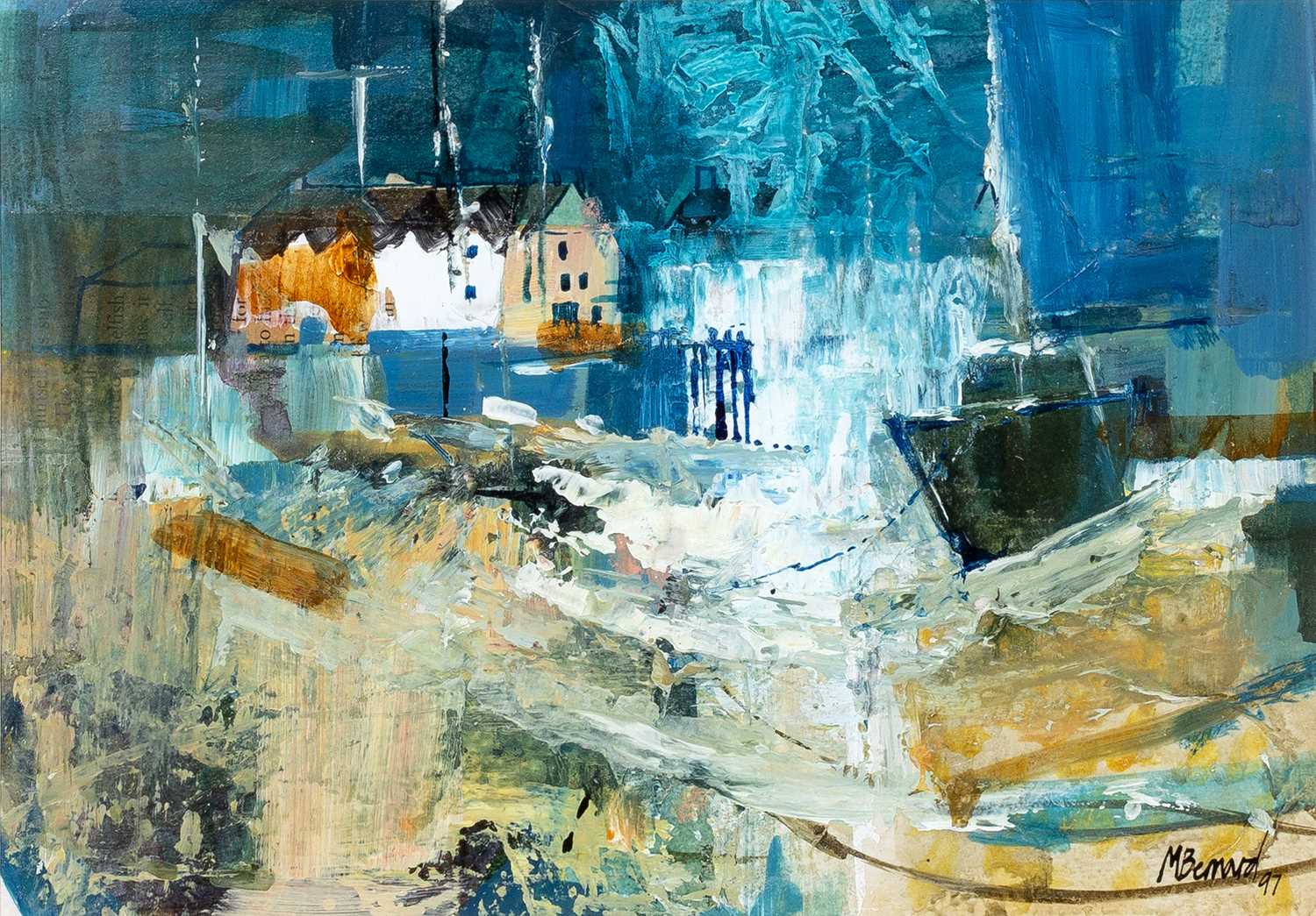 Lot 226 - Mike Bernard (b.1957) Dorset Harbour, 1997