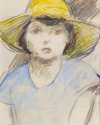 Lot 372 - Ronald Ossory Dunlop (1894-1973) Study of a...