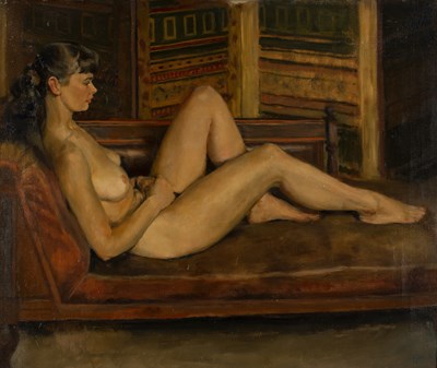 Lot 506 - A * C * D * Houston (20th century) A reclining...