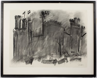 Lot 356 - Dennis Creffield (1931-2018) Caernarfon Castle,...