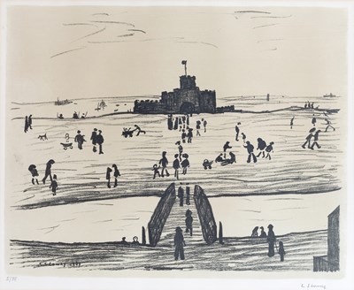 Lot 74 - Laurence Stephen Lowry (1887-1976) Castle on...