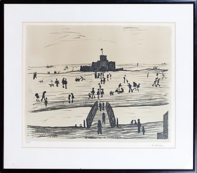 Lot 74 - Laurence Stephen Lowry (1887-1976) Castle on...