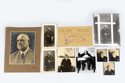 Lot 823 - Nine photographs of Ambroise Vollard with a...