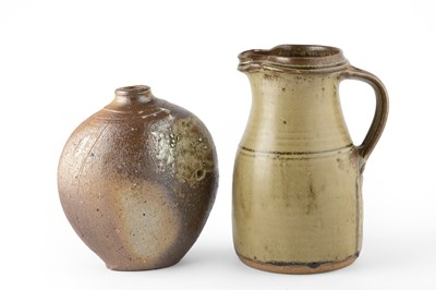 Lot 547 - Richard Batterham (1936-2021) Jug green ash...