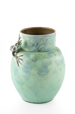 Lot 679 - Baron Barnstable Lizard vase, circa 1900 with...