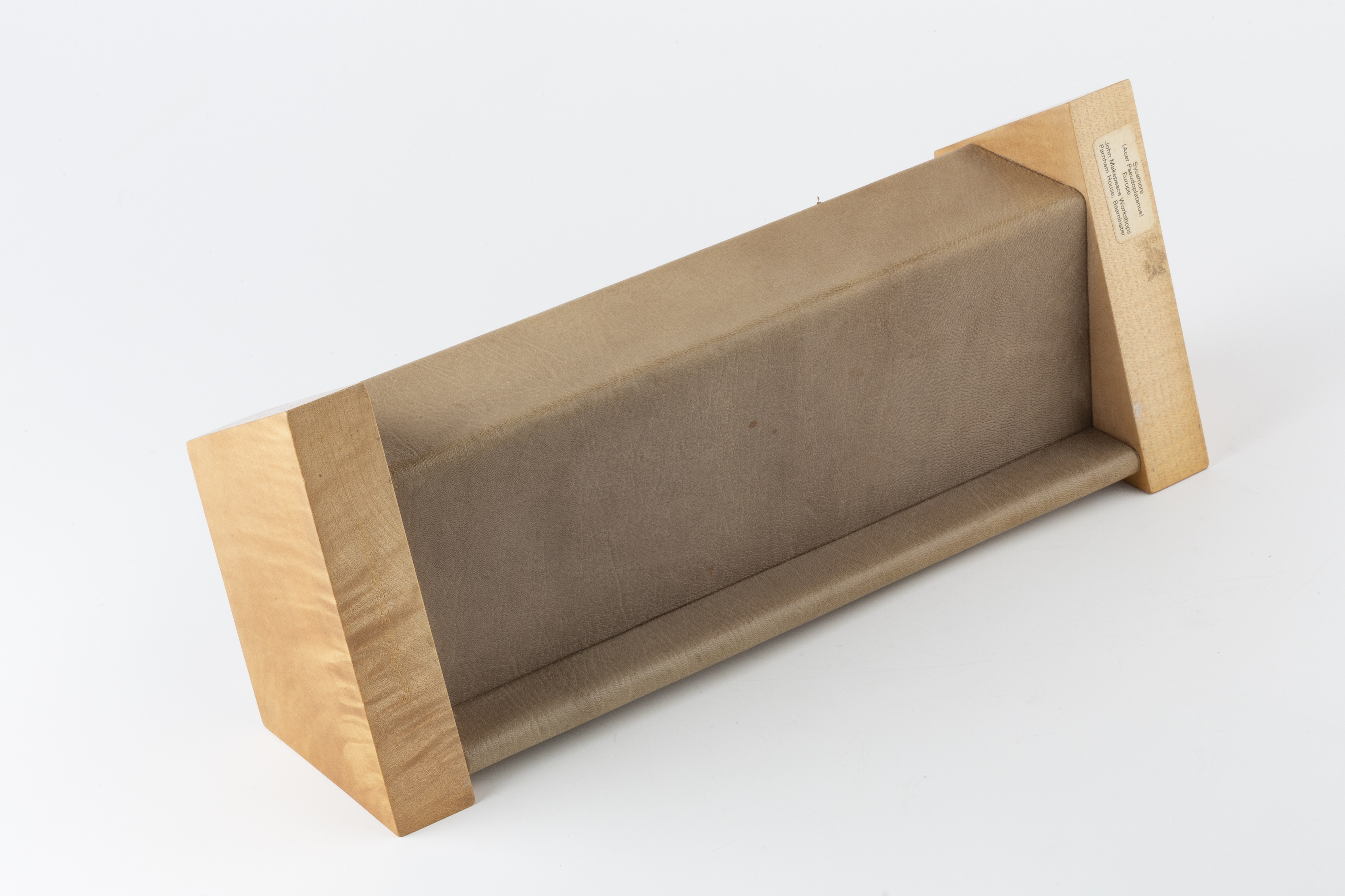 Lot 720 - John Makepeace (b.1939) Book trough sycamore