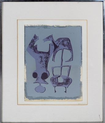 Lot 129 - Don Jameson (20th Century) Purple Forms, in...