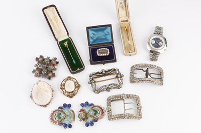 Lot 80 - A collection of antique and later jewellery,...