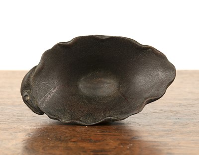 Lot 216 - Carved horn small libation cup Chinese, of...