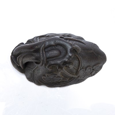 Lot 216 - Carved horn small libation cup Chinese, of...