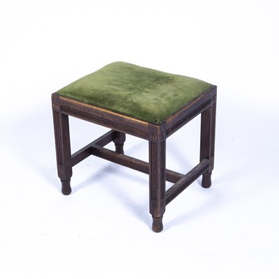 Lot 50 - Early 20th Century Oak occasional stool, with...