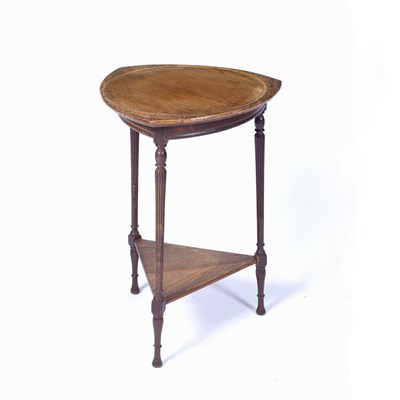 Lot 53 - Art Nouveau oak occasional table with...