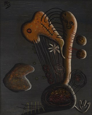 Lot 377 - Desmond Morris (b.1928) Surreal Lifeform, 1947...