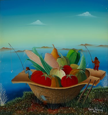 Lot 489 - Stefan Vecenaj (1928-2000) A bowl of fruit...