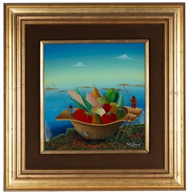 Lot 489 - Stefan Vecenaj (1928-2000) A bowl of fruit...
