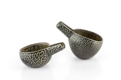 Lot 561 - Walter Keeler (b.1942) Two salt cellars salt...