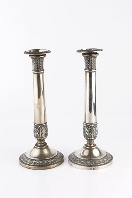 Lot 346 - A pair of 19th century German silver...