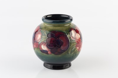 Lot 687 - Moorcroft Anemone pattern vase, circa 1950...