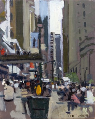 Lot 313 - Ken Howard (b.1932) New York signed (lower...