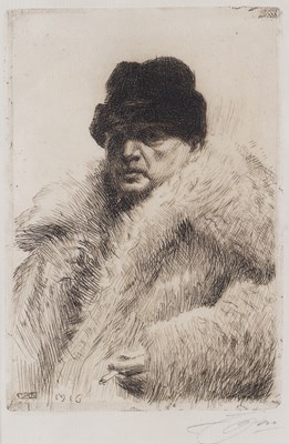 Lot 23 - Anders Leonard Zorn (1860-1920) Self Portrait,...