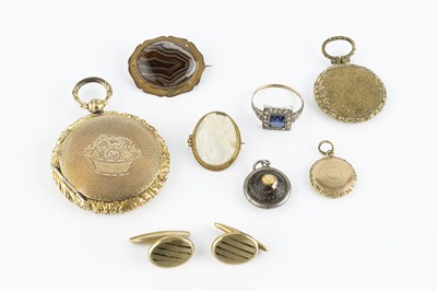 Lot 120 - A collection of antique and later jewellery,...