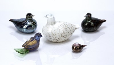 Lot 429 - Oiva Toikka (1931-2019) for Iittala Four...