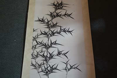 Lot 452 - Xu Zonghao (1880-1957) bamboo scroll, ink on...