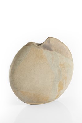 Lot 626 - Val Barry (1937-2018) Two Moon vases stoneware,...