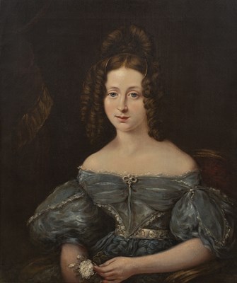 Lot 439 - 19th century English school Portrait of a...